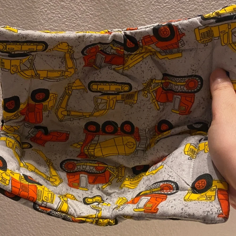 Construction Vehicle Fabric Bowl Holder